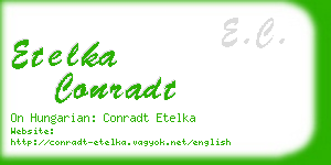 etelka conradt business card